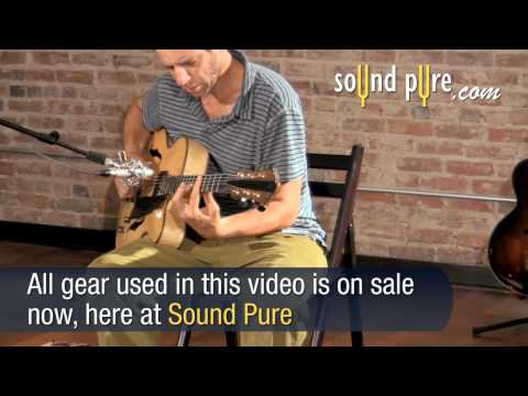 Eastman AR880CE Blonde John Pisano Signature Archtop Guitar Demo #4450