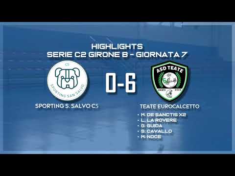 Sporting S. Salvo C5 - Teate Eurocalcetto 0-6 - HIGHLIGHTS - Serie C2/B Giornata 7 - 22-11-25