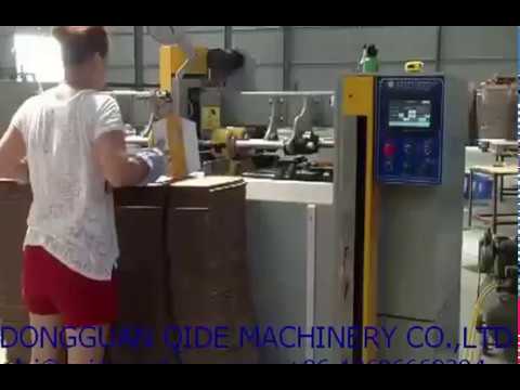 high speed box stitching machine,semi auto stitcher,heavy duty,TV box stitching machine