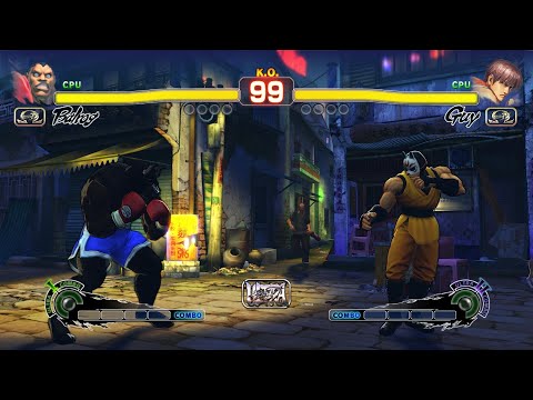 Balrog vs Guy! SF4 Terrific AI Match!