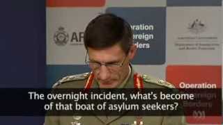 The catchphrase "on water matters" was used repeatedly by the commander of Operation Sovereign Borders when asked about asylum seekers being intercepted at sea in 2013.