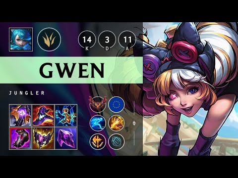Gwen Jungle vs Xin Zhao - EUW Grandmaster Patch 25.20