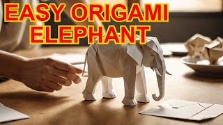 Easy and Beautiful Elephant Origami Tutorial - Paper Elephant Step by Step