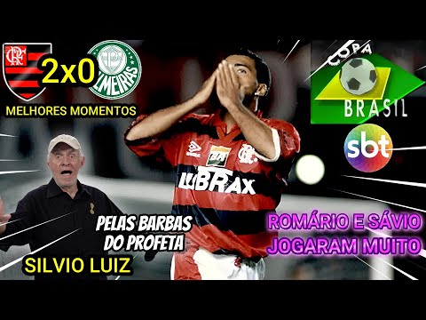 Flamengo 2 x 0 Palmeiras Narração SILVIO LUIZ Copa Do Brasil 97