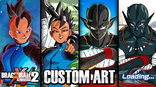 YOUR XENOVERSE CAC IN ART FORM! Dragon Ball Xenoverse 2 Update - Custom Character Artwork