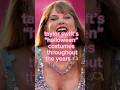 Taylor Swift’s #halloween Costumes 🫶🏼‼️ #taylorswift #swifties #shorts #fyp #viral #edit #ts