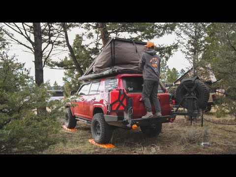 4RUNNER CAMPING ASMR | 4K | Short Film | Overlanding | Relaxing Sounds | Solo | Exploring