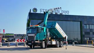 Камион самосвал Scania G480 6x4 PALFINGER PK 34002 SH Crane Kipper | Изображение 4 - Autoline