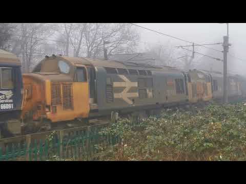 66091 with 37402/37401/68004 dit 0z37 Carlisle Kingmoor - Crewe GB , Sat.18th December 2021