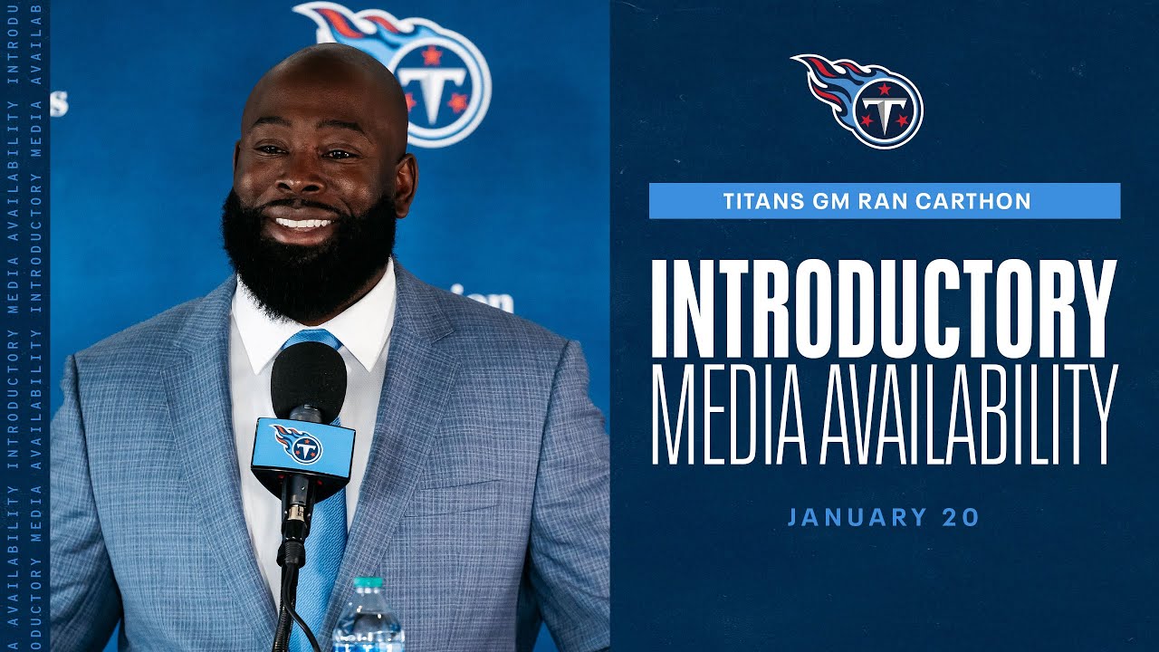 Ran Carthon First Media Availability as Titans General Manager