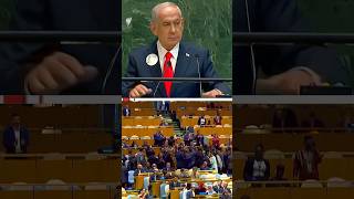 Download lagu Netanyahu vows to 'finish the job' in Gaza in UN speech as dozens of delegates walk out mp3