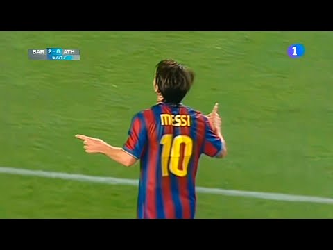 Messi 2 Goals vs Athletic Bilbao (SSC) (Home) 2009-10