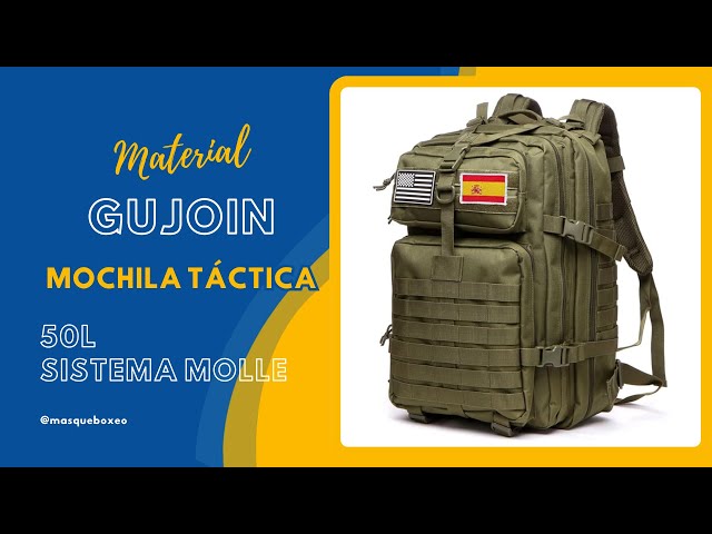 Vídeo relacionado con GUJOIN Mochila Tática 50 Litros con Sistema Molle - Gran Capacidad Militar Impermeable para Emergencias de 3 Días Caza Senderismo y Acampadas - Mochila para Actividades al Aire Libre (Caqui)