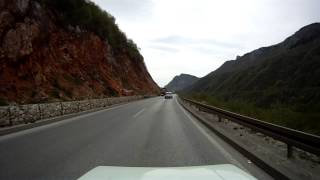 preview picture of video 'Bosnian road M-19 (01. Sarajevo city east - Han Derventa village)'