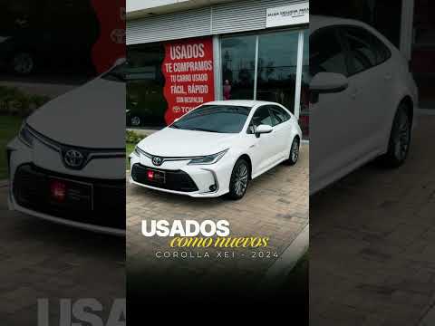 Conoce este Toyota Corolla XEI Híbrido 2024, Blanco Perla Metalizado -Usado Certificado #Toyota.