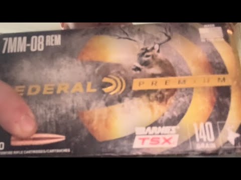Federal Premium Barnes TSX 140 Grain Copper Bullet 7MM-08 Performance Review!