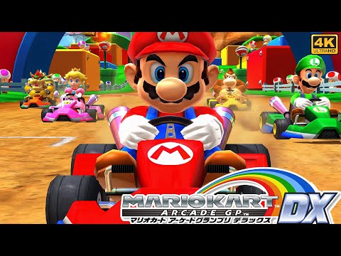 Mario Kart Arcade GP DX 1.18 Full Game 100% Walkthrough (Mirror) | UHD