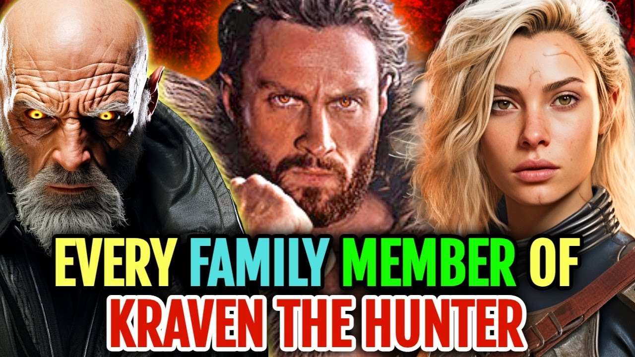 10 (Every) Animalistic Family Members Of Kraven the Hunter - Explored