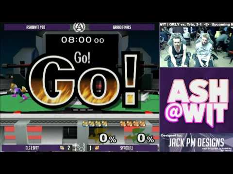 CLG | SFAT (Fox) vs Syrox (Fox) - ASH@WIT #88 Melee Grand Finals