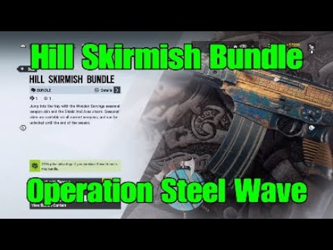 BRAND NEW *SEASONAL SKIN* Hill Skirmish Bundle - Rainbow Six Siege