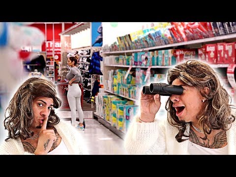 SPYING ON MY WIFE IN PUBLIC!!! **EXPOSED** Video