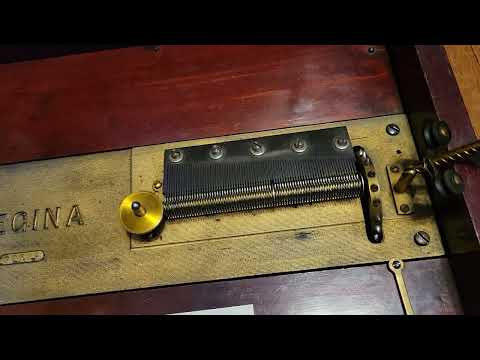 An explanation on how the Regina music box works