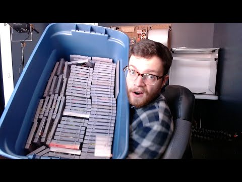 LIVE Opening of 100+ SNES Games - Unboxing Retro Gold!