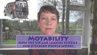 Motability - a guide to the car leasing scheme for disabled people