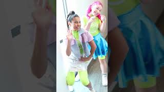 The #KIDZBOPKids &amp; @chuckecheese know how to start the party! 🎉 #ChuckECheese #BellaB #HoplikeaBunny