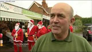 preview picture of video 'Burghfield Santa Cruise on ITV!'