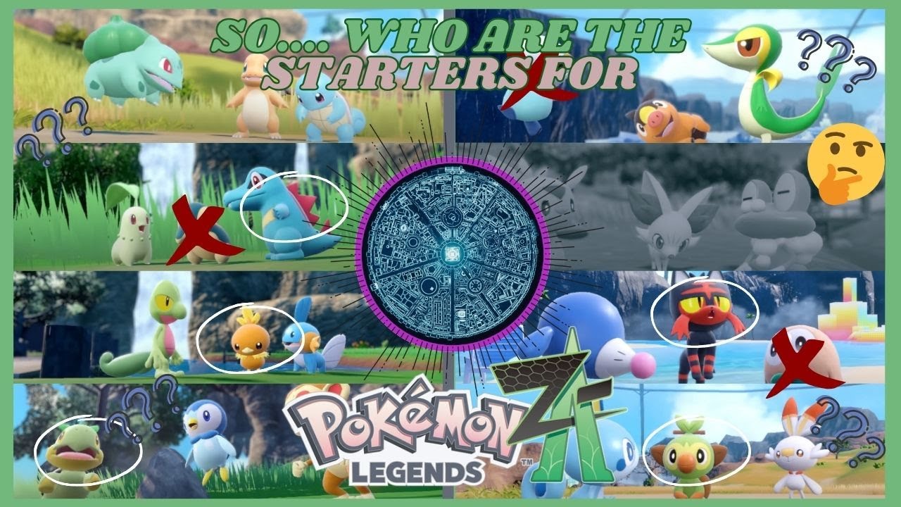 Figuring out the #PokémonLegendsZA Starters!!