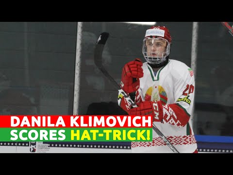 Danila Klimovich scores hat-trick vs Switzerland