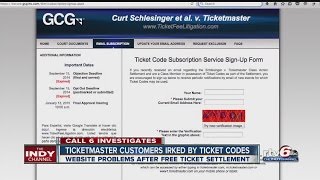 Ticketmaster customers irked by ticket codes
