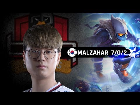 Highlights bbq Tempt with Malzahar - LCK Spring 2018 W1D3