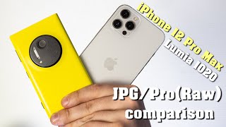 iPhone 12 Pro Max vs. Nokia Lumia 1020 - camera comparison