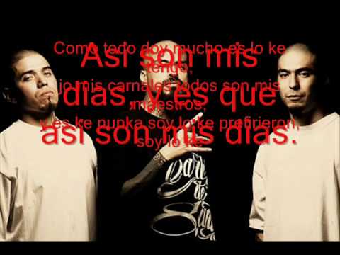 Control Machete - Asi Son Mis Dias (Letra).