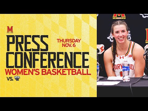 Maryland Women's Basketball | Press Conference | UMBC