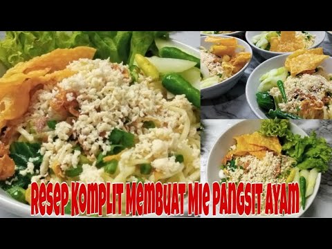 Resep Lengkap Membuat Mie Pangsit Ayam Untuk Ide Jualan || Resep Jualanku