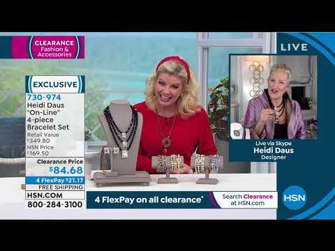 HSN | Heidi Daus Jewelry Designs Clearance - Up to 60% Off 02.02.2021 - 08 PM