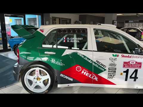 Skoda Fabia Ex works WRC walk round