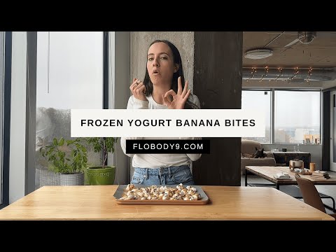 Frozen Yogurt Banana Bites Recipe