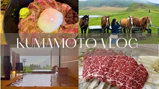 九州旅行#1 雨でも楽しんだ阿蘇旅｜羽田空港•草千里ヶ浜•あか牛丼•アコンカグア貸切温泉•うたの木