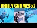 Search Chilly Gnomes Fortnite battle royale ALL chilly gnome locations week 6 season 7