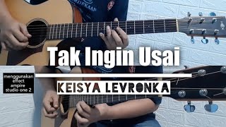Download lagu Tak Ingin Usai - Keisya Levronka || Acoustic Guitar Instrumental Cover || mp3