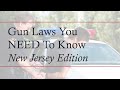 New Jersey Gun Laws That You Didn't Know!