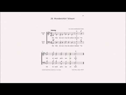 Wunderschön' Schaum – Chor to go – SATB – Midi Sound