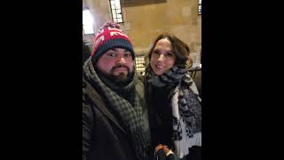 melanie c with fan in london
