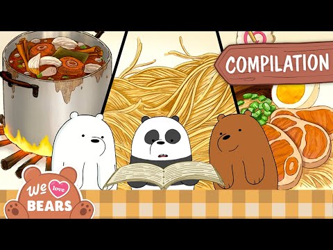 Bears Go Full Mukbang Mode! | We Bare Bears Compilation | Cartoon Network | Cartoons for Kids