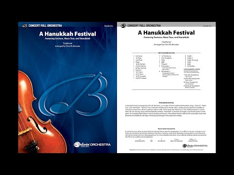 A Hanukkah Festival, arr. Chris M. Bernotas – Score & Sound