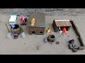 DIY How To Make Mini Clay House Mini Well House Of Animals